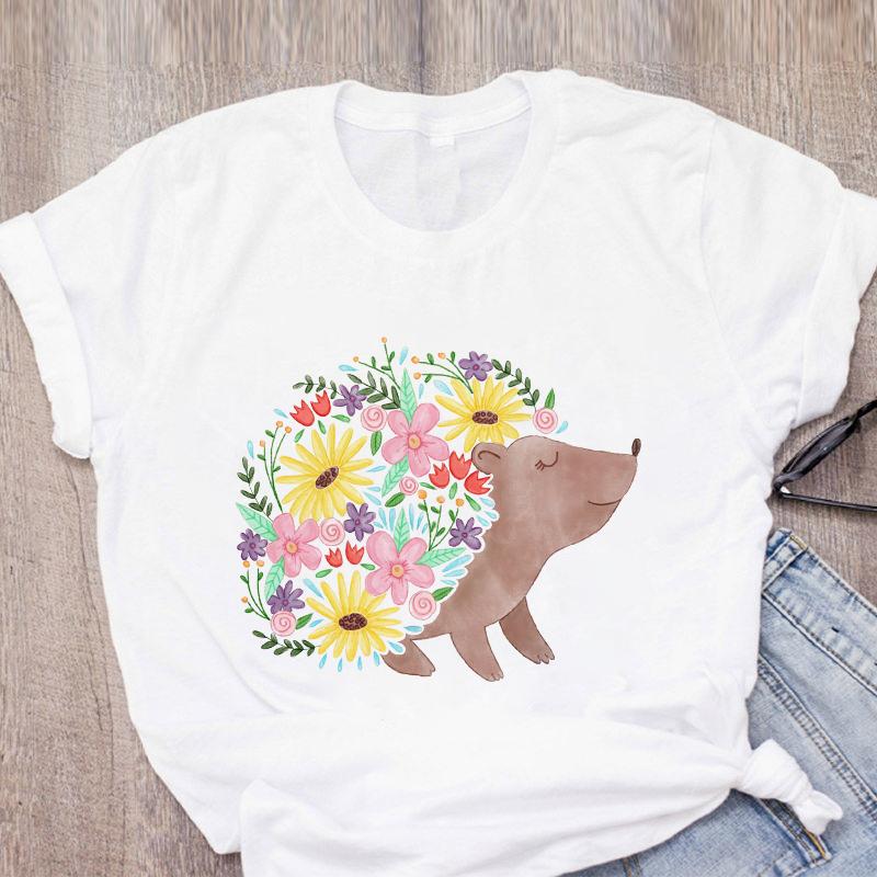 

Harajuku Creative Simple Women T Shirt Kawaii Print Tops Lady Tee Female Summer Cute White Tshirt 90S Graphic Women Tee T Shirts XXXL білий