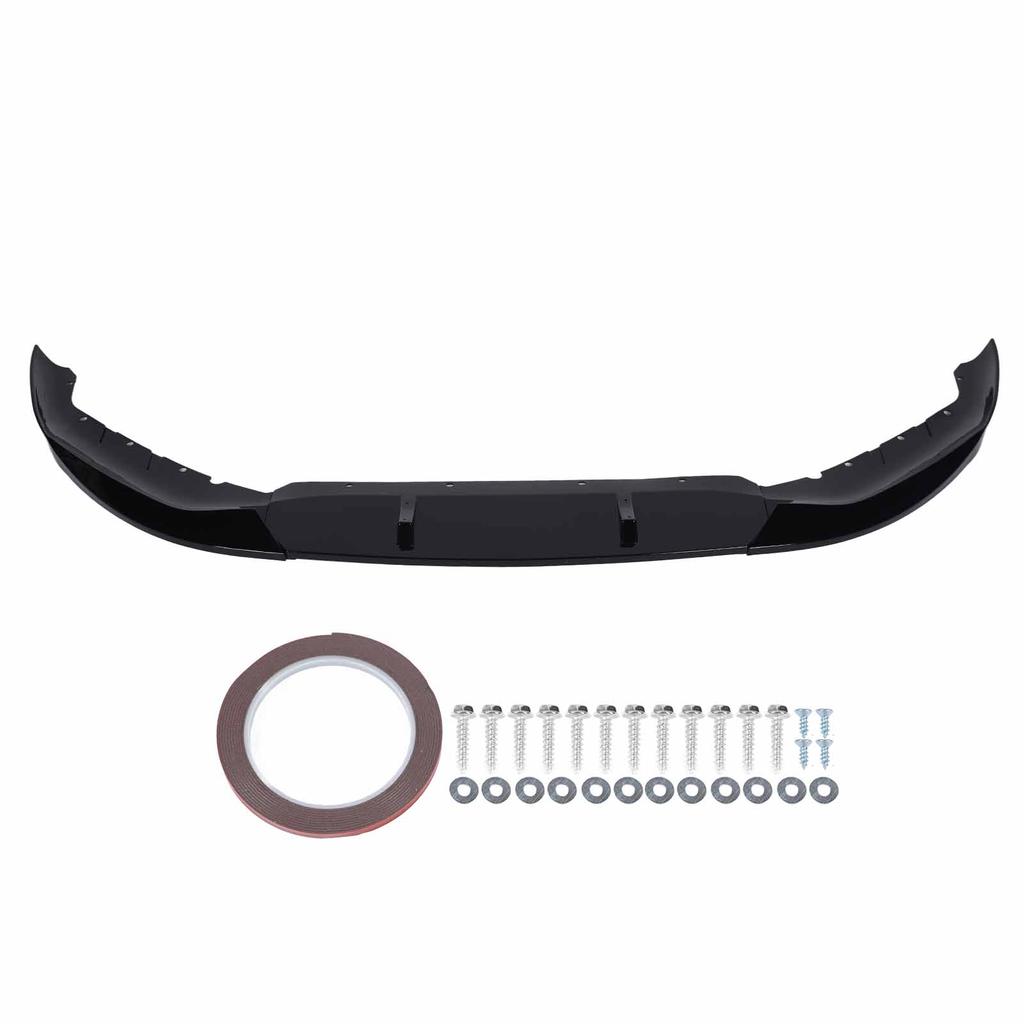Front Bumper Lip Spoiler Splitter Lip Chin Kit for 5 Series G30 G31 LCI M Sport 2021 to 2023 Glossy Black