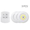 4.5v 1W COB LED Puck Light 6 Pack with Remote Controller Brightness Adjustable Wireless Dimmable Touch Sensor Control