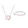 HelloKitty/Hello Peripheral Fugitive Princess Garland Light Luxury Niche Romantic Diamond Good Luck Rose Gold 6036+3223Hello Kitty Necklace
