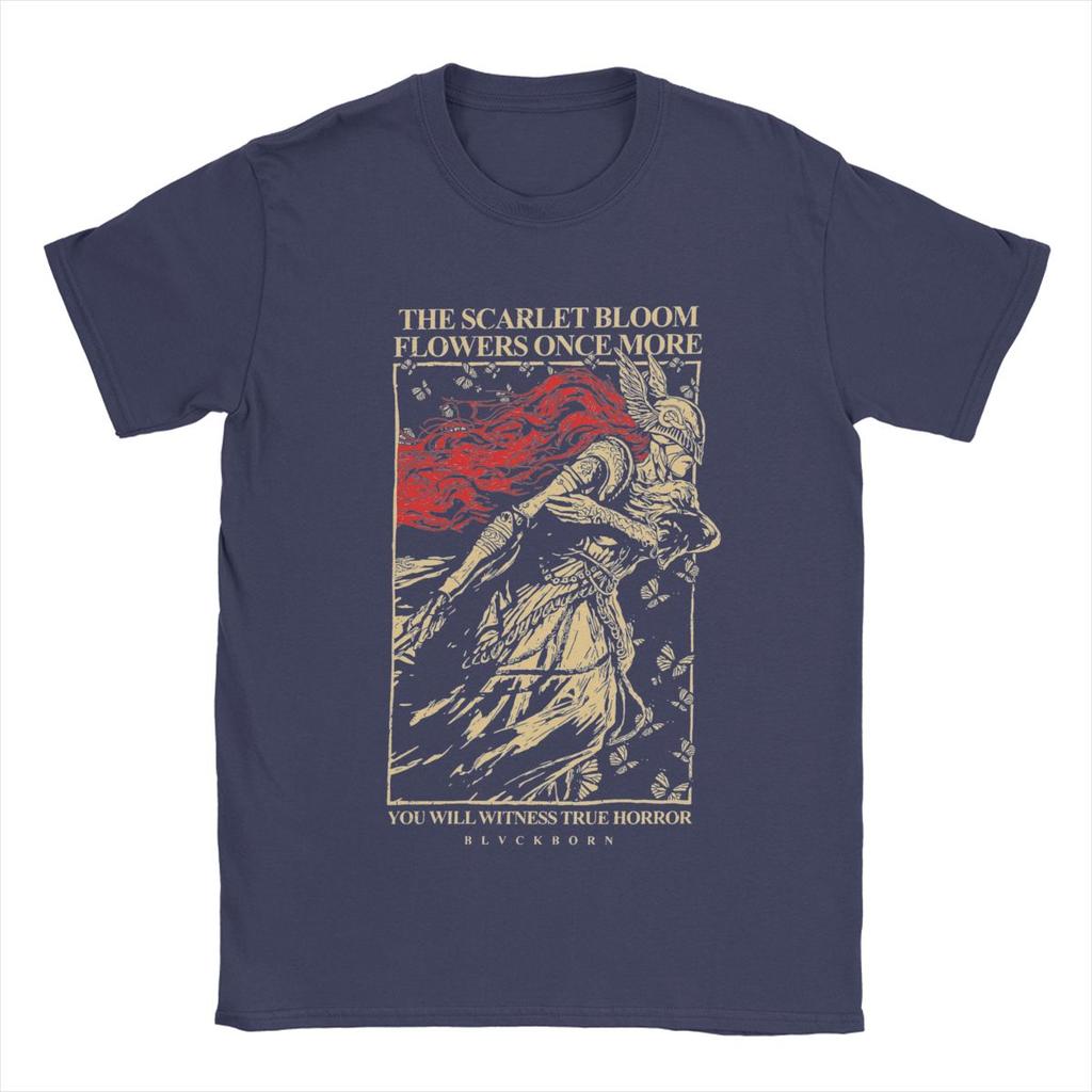Men's Elder Malenia Blade Of Miquella T Shirt Pure Cotton Tops Funny Short Sleeve Crew Neck Tees Unique T-Shirt