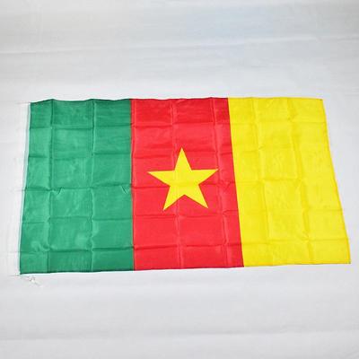 Drapeau national du Cameroun 90*150cm 3x5 Pieds pour rencontre Défilé fête Suspension Décoration de maison bannière
