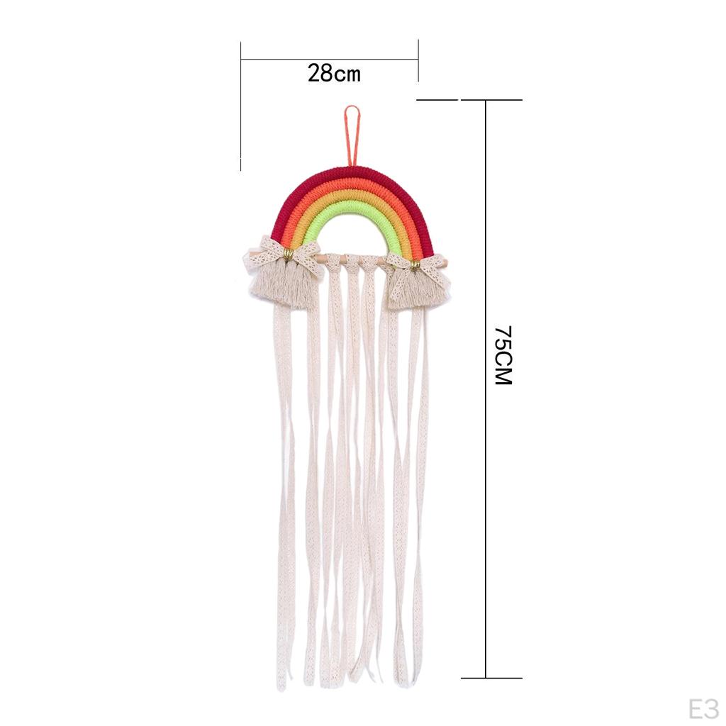Decor Colorful Handmade Weaving Ornament Decoration Accessories Hanging Pendant for Bedroom Nursery
