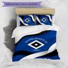 Hamburger SV Football Printed 3 Pieces Bedding Set, Comfortable Skin Friendly Bedroom Duvet Cover Set