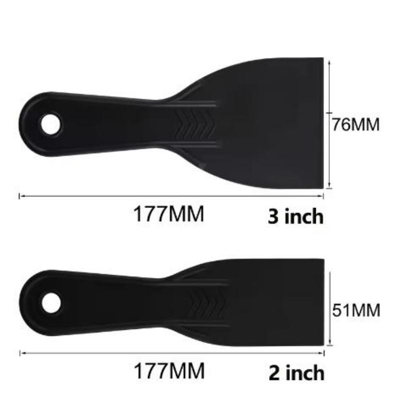 1 Stk. Kunststoff Spachtel Kelle Schaber Autofolie Patch Tapetenschaber Silikon Schaber Spachtelmesser für Wandreinigungswerkzeug