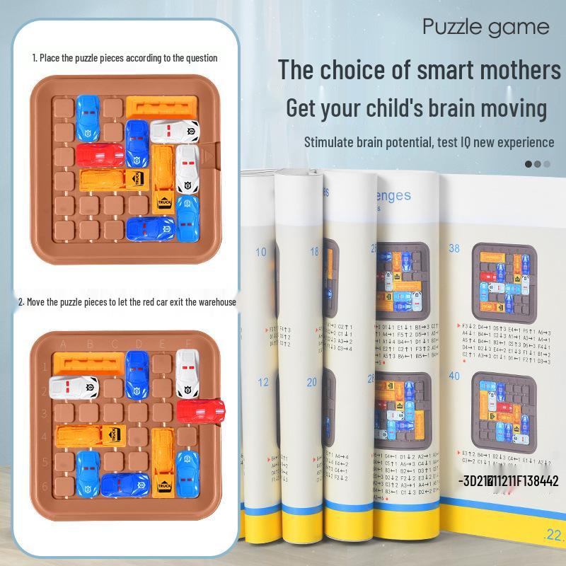 Kids’ Huarong Road Racing Car Puzzle: Math & Problem-Solving Challenge for Kindergarten