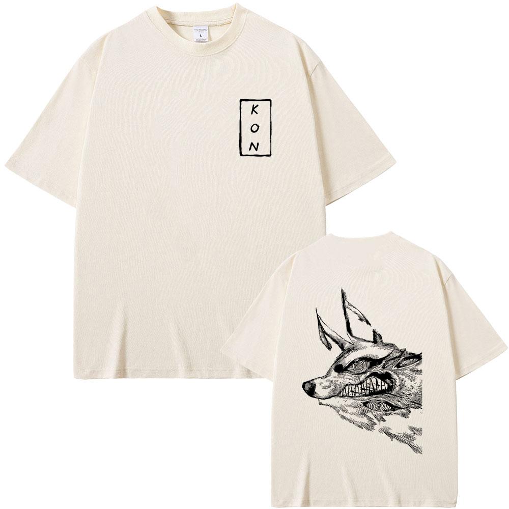 Hot Sale Anime Chainsaw Man Hayakawa Aki Summon Fox Devil Kon Graphic Tshirts Men Fashion Vintage T Shirts Manga Lovers Gift