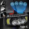 2000000LM Rechargeable LED Headlamp with Built In Battery Hiking 7 Modes Red Night Vision Head Torch Waterproof Camping Headlamp