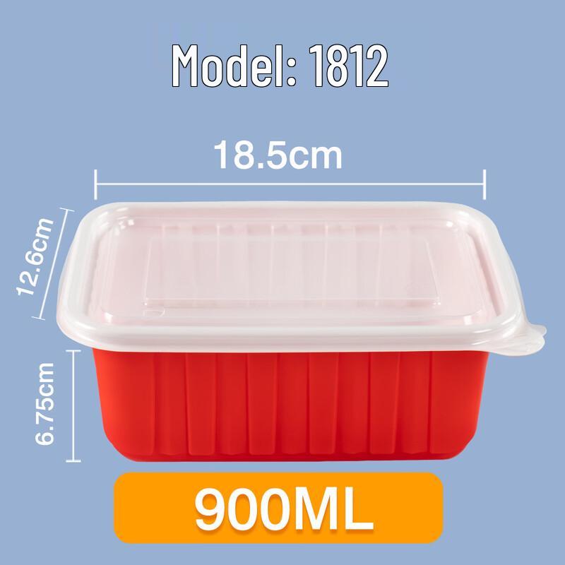 Handon Disposable Wheat Straw Takeout Bowls with Lids