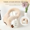 Winter Foldable Plush Cartoon Cloud Earmuffs - Outdoor Cycling Warm Ear Covers for Students
