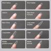 100Pcs/Box False Nails Press On Nails Coffin Artificial Nails Clear Fake Nail Tips For Extension Manicure Tool