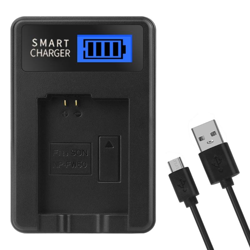 Portable LCD USB Chargers for NEX5 NEX5R NEX5N NEX3 NEX3N NEX7 Battery Convenient and Compact Charging Solution