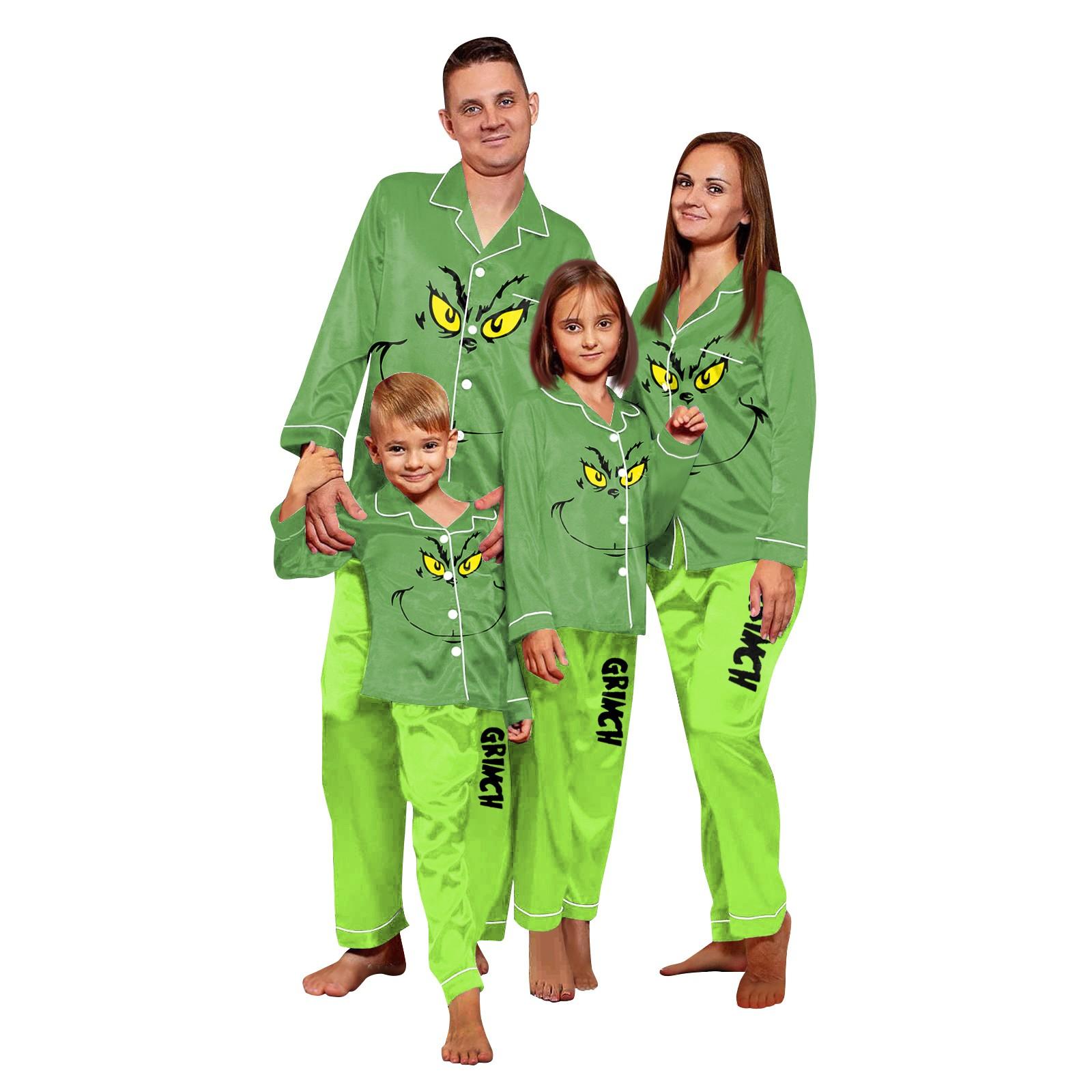 

Рождественский принт милый семейный комплект пижамы, домашняя одежда, семейный комплект топ с длинным рукавом и штаны комплект