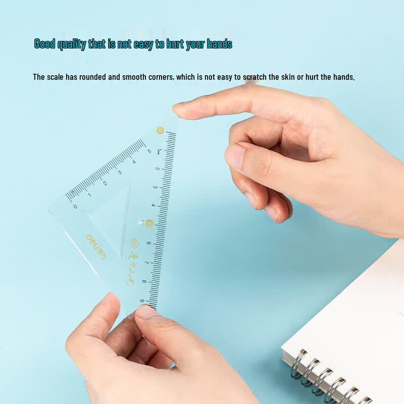 Deli Student 4-Piece Ruler Set