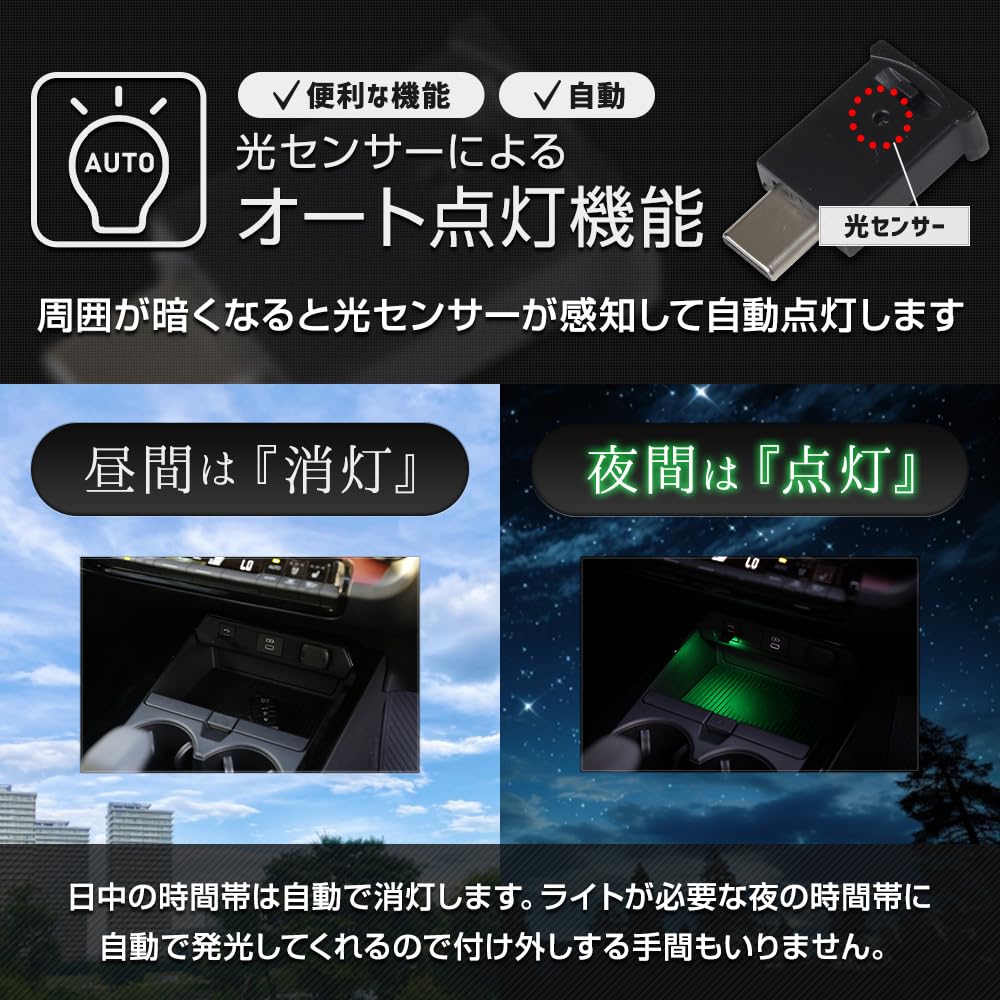 YOURS USB Illumination Mini [Type-A] [2 Pieces] Light LED Illumination