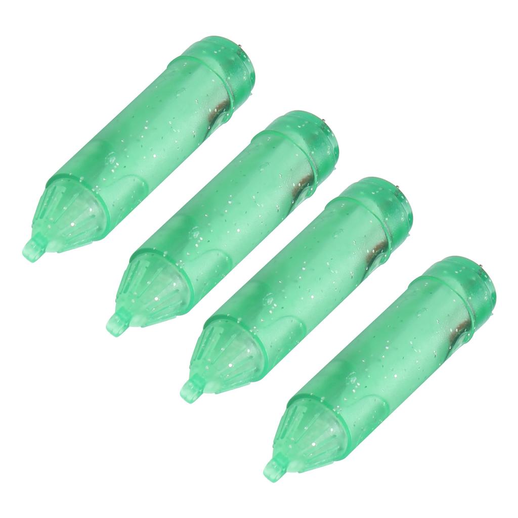 4 Stück Angeln LED Köderlicht Unterwasser Köderlampe Wasserdicht Köderlicht Grün mit Box