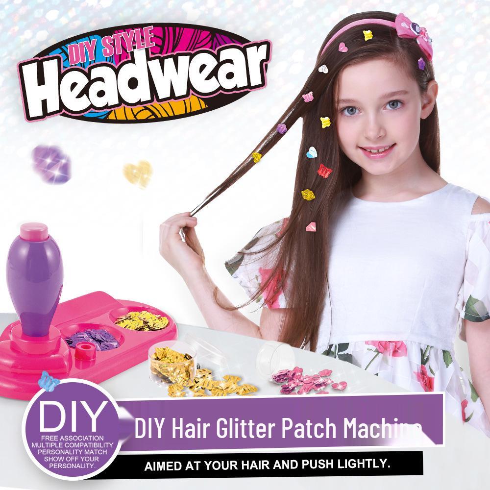 Hair Braider Toy Set for Girls - Role-Play Hairdressing and Braiding Accessories