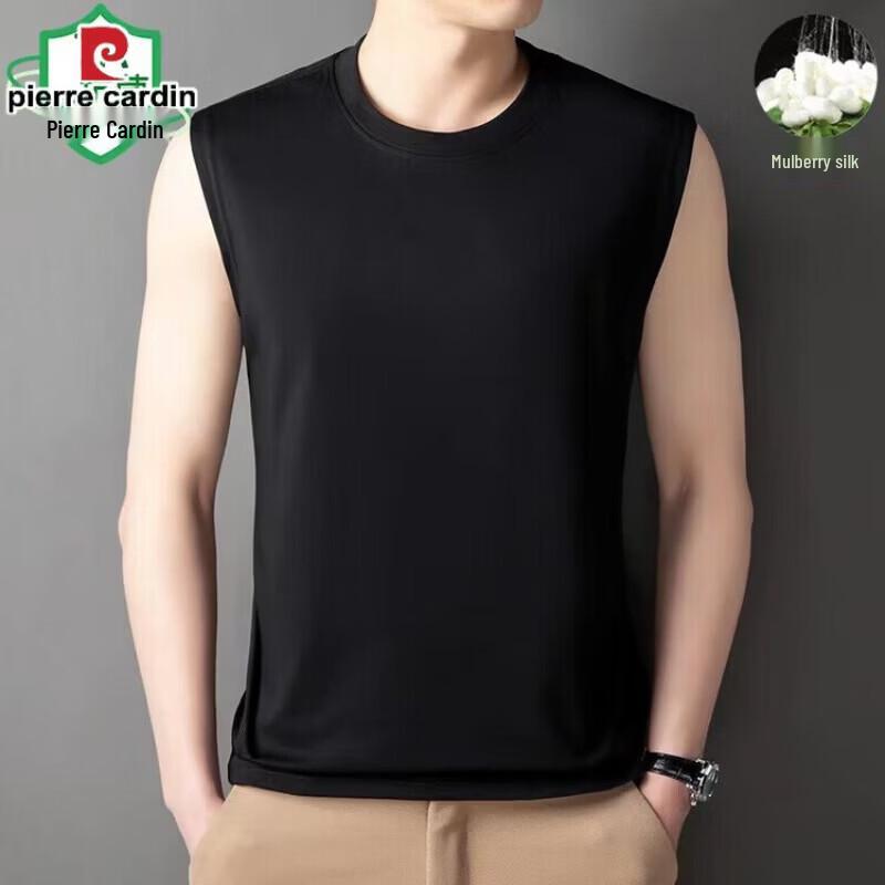 Pierre Cardin Men's Silk Blend Quick Dry Sleeveless Vest