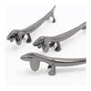 Smiti Animal Chrome Chopstick Rests / Knife Rests, Set of 5 (Dachshund, Black)