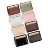 Unisex Card Holder Wallet With Detachable Card Slots Pu Material For Daily Use