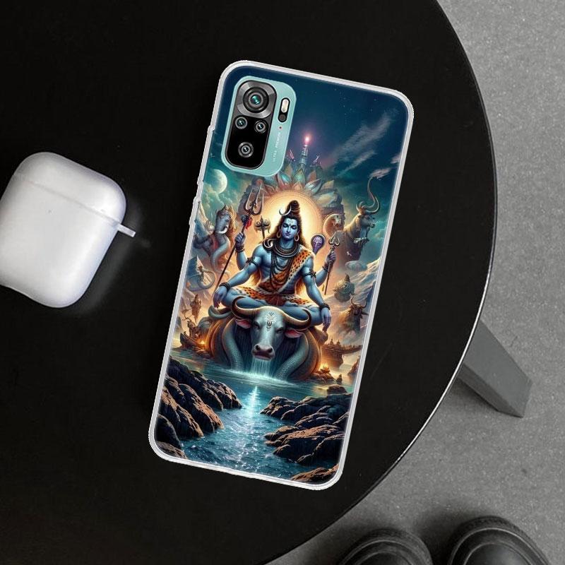Lord Shiva Hindu God Buddha India Phone Case Cover for Xiaomi Redmi Note 15 14 13 12 11 Pro Plus 14S 12S 11S 11T 11E 10S 10 Cust