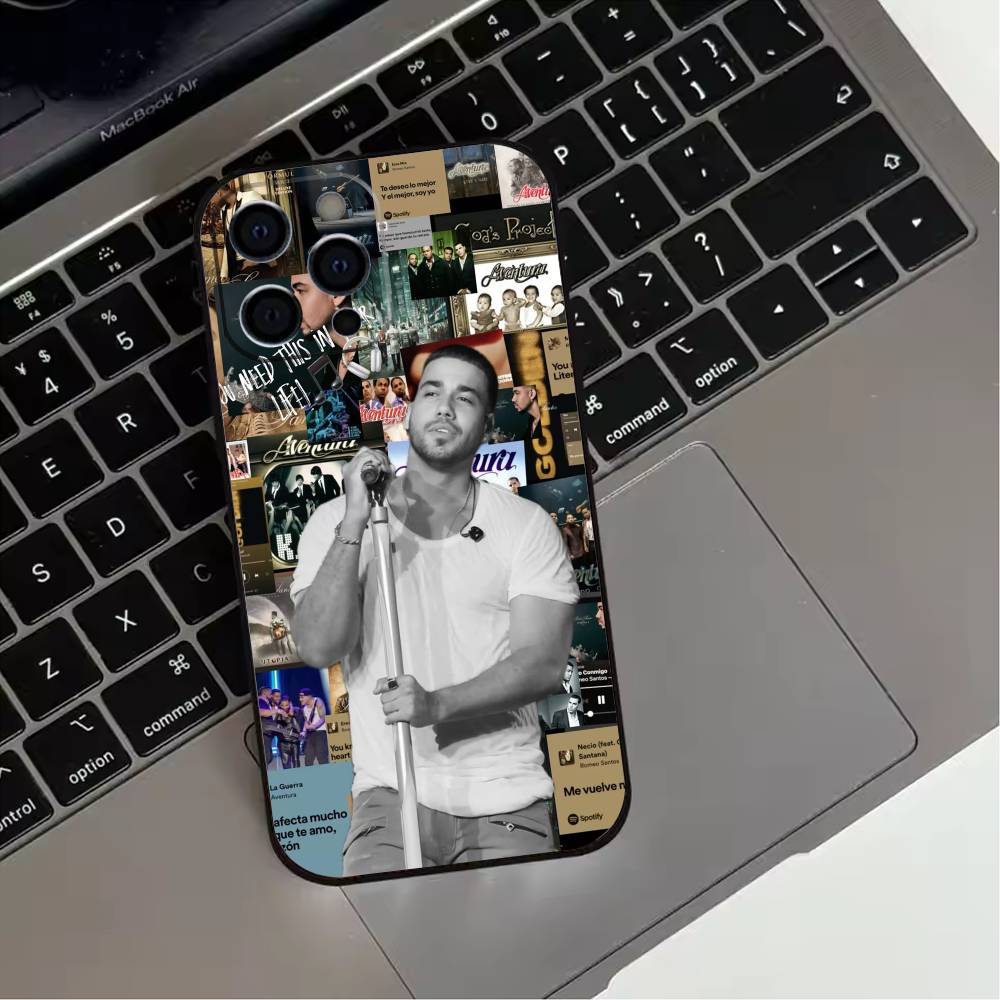 Singer Romeo Santos  Phone Case For iPhone 17,16,15,14,13,12,11 Plus,Pro Max,XS,Soft Silicone Black Cover