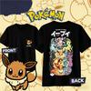2025 Summer Pokmon Anime Kaos 100 Pure Cotton Printed Tshirt Unisex and Unisex Summer Y2K Harajuku Casual Versatile Top