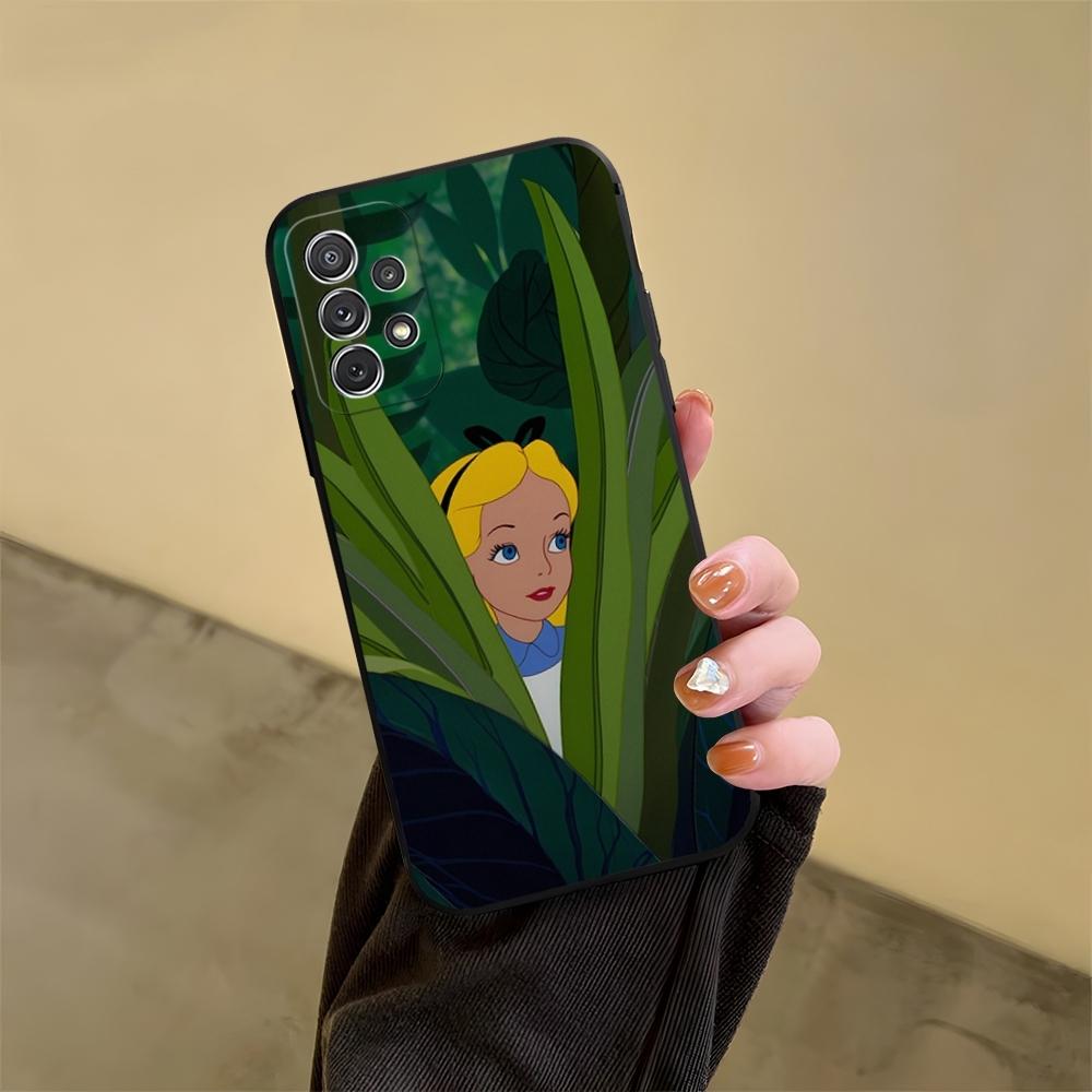 Alice in Wonderland Phone Case for Samsung Galaxy S23 S24 S20 S21 S22 Ultra Fe Plus M54 A34 A54 A24 A52 A53 Coque