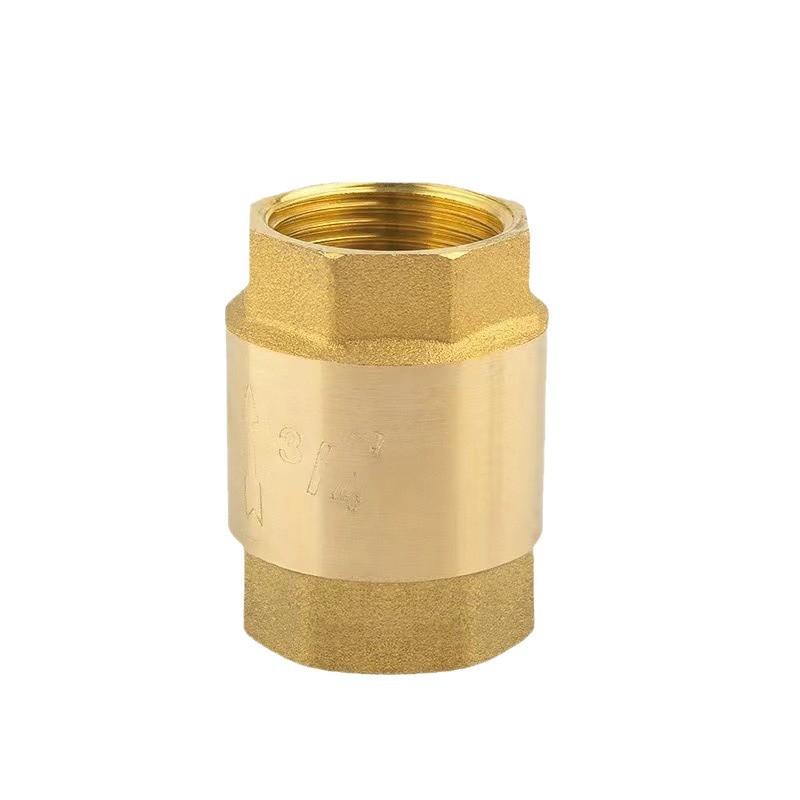High-Quality Brass Female Thread Vertical Check Valve for Water Pipes