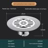 Stainless Steel Bathroom Hotel Engineering Deodorizing Filter Floor Drain round Washing Machine Sewer Bathroom Odor Preventer Insect-Proof