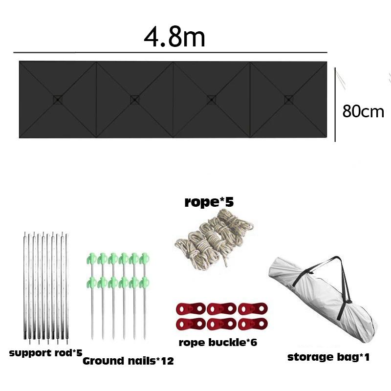 Windscreen Folding Windproof Shield Outdoor Camp Gas Stove Burner Windshield Shelter For Camping Hiking Car Tent Shield