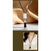 Damen Taschenuhr Französisch Elegantes Quasten-Anhänger-Halskette Für Sie Damen Geburtstagsgeschenk Quarzwerk Retro Mode Schmuck