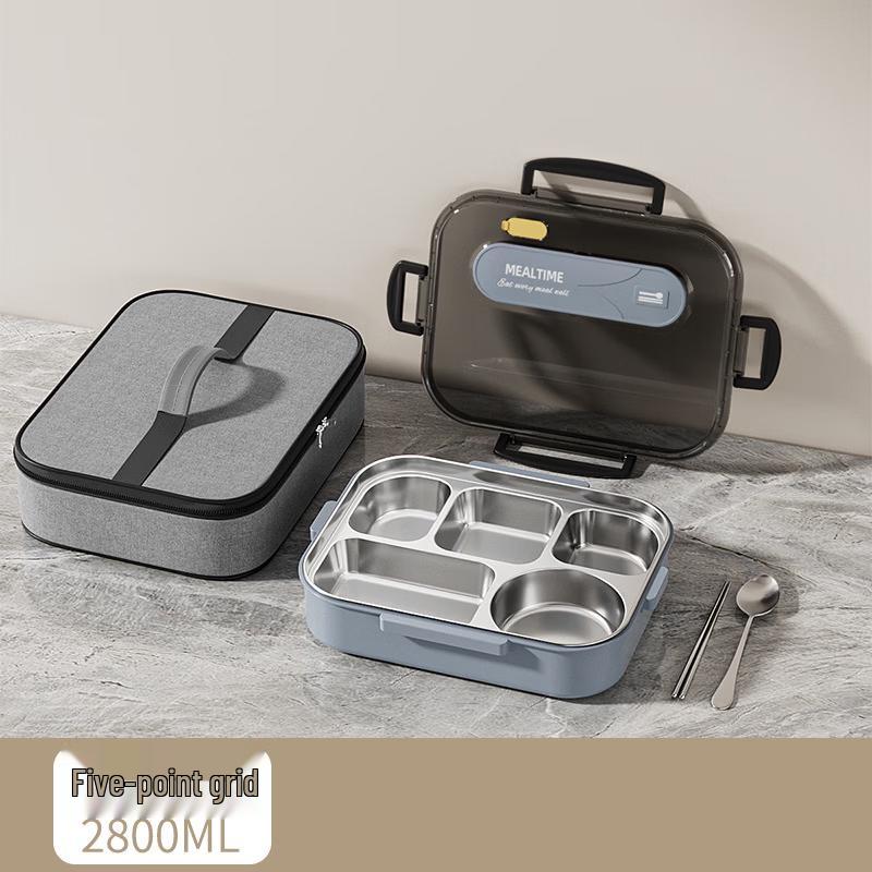 cmaos Divided Stainless Steel Lunch Box