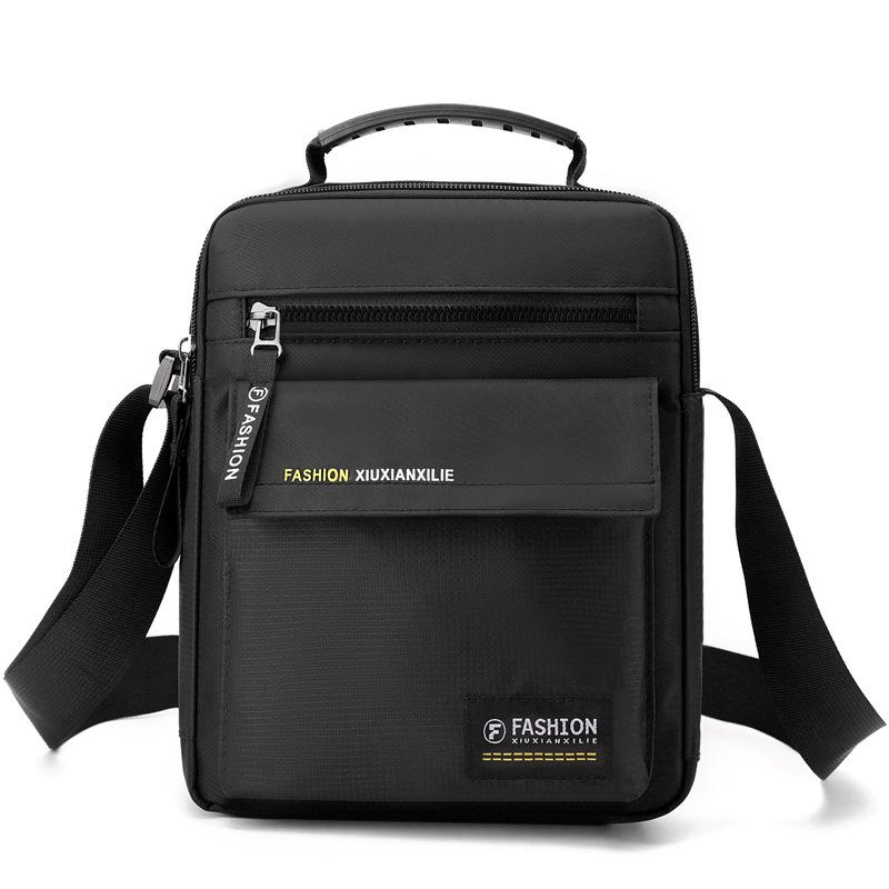 Crossbody Bag New Fashion Trend Casual Simple Shoulder Bag Simple Anti-splashing Men's Handbag Lightweight