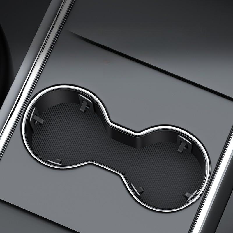 3Pcs Car Cup Holder Position Limiter, Cup Holder Pad with Self Adhesive, Anti Shake Cup Slot Insert, Cups Holder Stabilizer