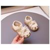 Girls' Princess Hollow-Out First Walkers Anti-Kick Baby Sandals for Toddlers Beach Shoes Girl's Dress Shoes