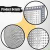 2Pcs Floor Drain Covers Hair Catcher Accessories 12cm Drainage Nets Grilles for Kitchen Sink