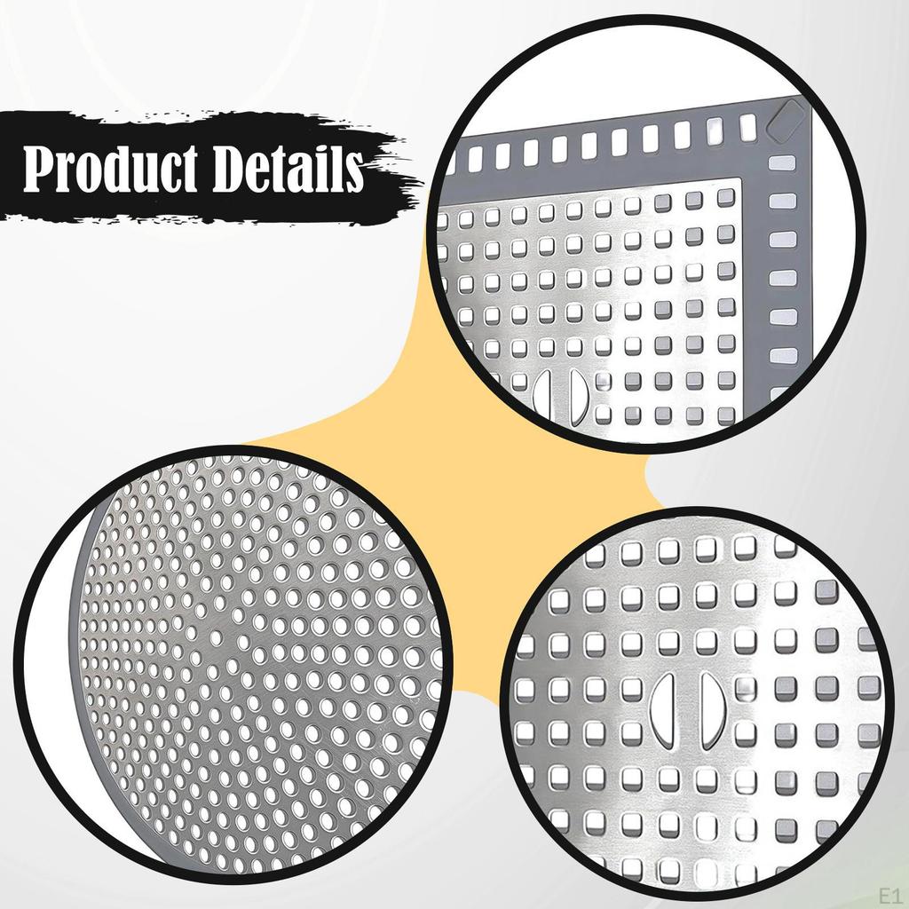 2Pcs Floor Drain Covers Hair Catcher Accessories 12cm Drainage Nets Grilles for Kitchen Sink