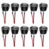 Round Rockers Switch ON Offs 23mm Toggle Switch 12V for Car Marine Boats Trailer Prewired 2 Pin Switch
