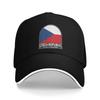 Czech Republic Coat of Arms Golf Hat Accessories Fashion Sun Caps For Men Women Travel Headewear Adjustable