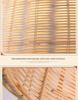 Creative Bamboo & Rattan Pendant Light for Bedroom, Japanese Restaurant, or Teahouse