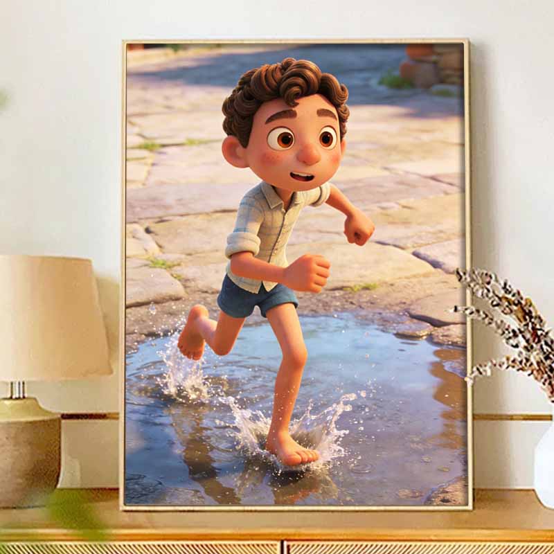 Disney DIY diamond painting 5d full diamond cross stitch Luca diamond living room bedroom decorative painting