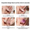 Hohler Katzenauge-Magnetstift für Gel-Nagellack Magnetischer Ring Nagelkunst-Werkzeugset DIY Salonqualität Maniküre-Zubehör