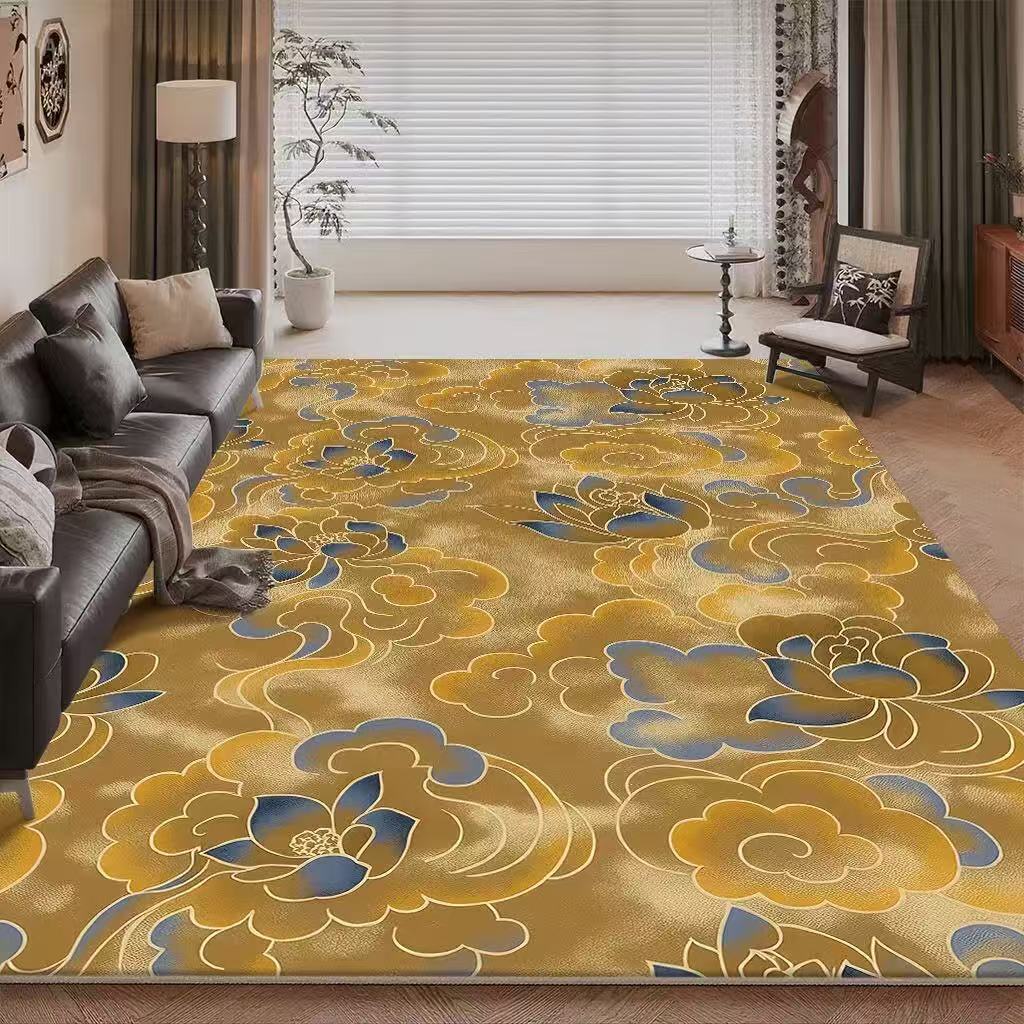 Living Room Carpet Sofa Coffee Table Decorative Carpet Dirt Resistant and Easy To Maintain Large Area Carpet