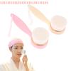 Exfoliating Face Brush, Face Cleansing Brush for Lady, Face Cleaning Handle Facial Washing Brush for Women