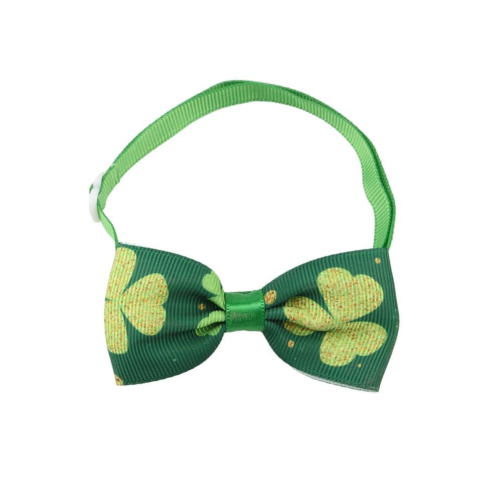 St. Patrick's Day Pet Collar Necklace Butterfly Dog Collar Pet Accessories Festival Decoration