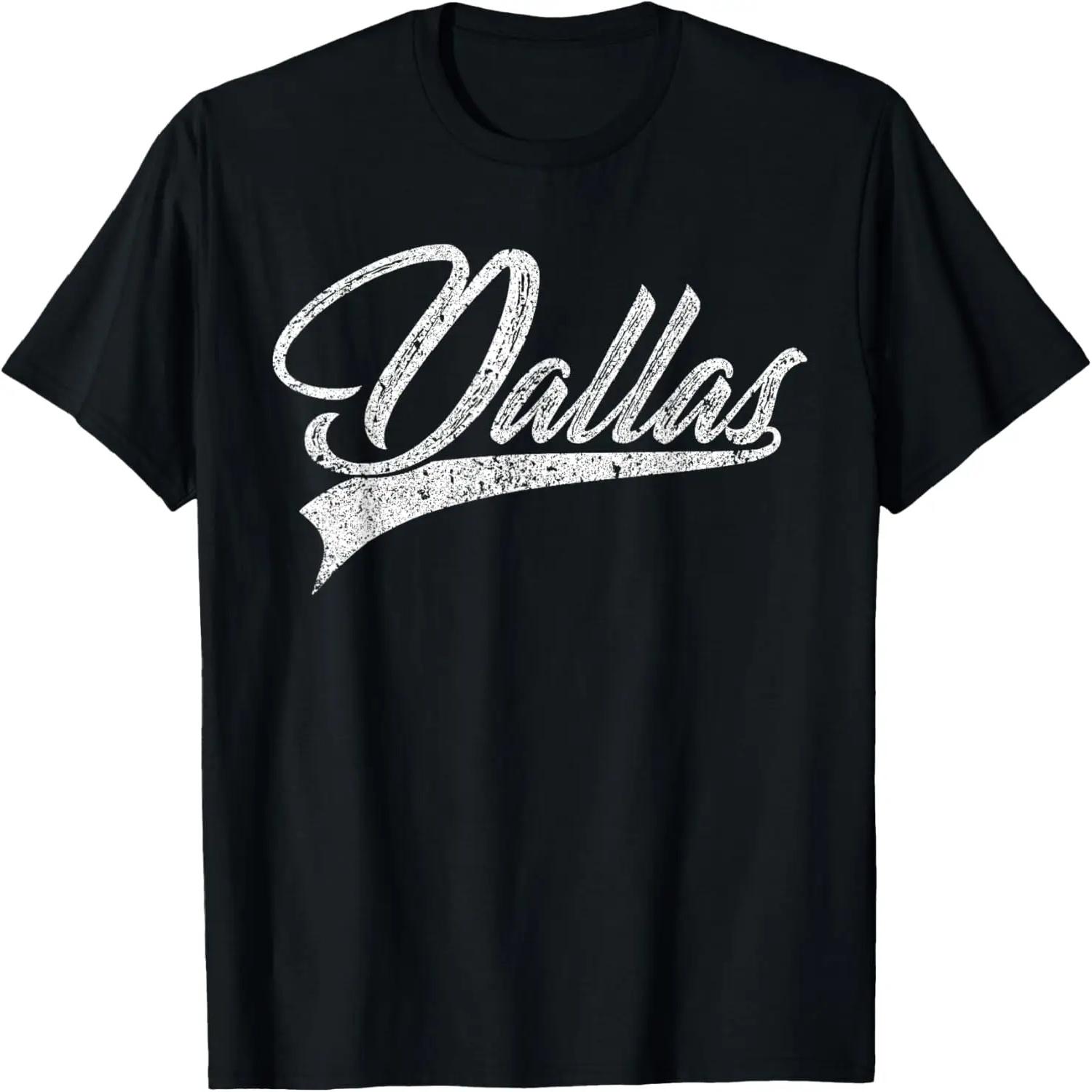 Dallas Classic Vintage Texas Sports T-Shirt S чёрный