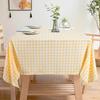 1Pc Casual Versatile Checkered Square Tablecloth,Washable And Reusable,Suitable For Home Daily Decoration