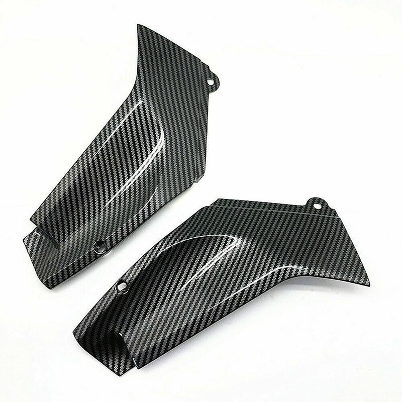 Carbon Fiber Style Motorcycle Side Air Duct Cover Fairing Insert Trim for Yamaha YZF R1 1998-2001 Motorbike Gas Tank Frame Panel Accs
