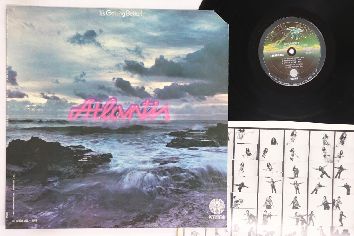 

LP Record ATLANTIS - It s Getting Better VEL1018 VERTIGO US Rock Used